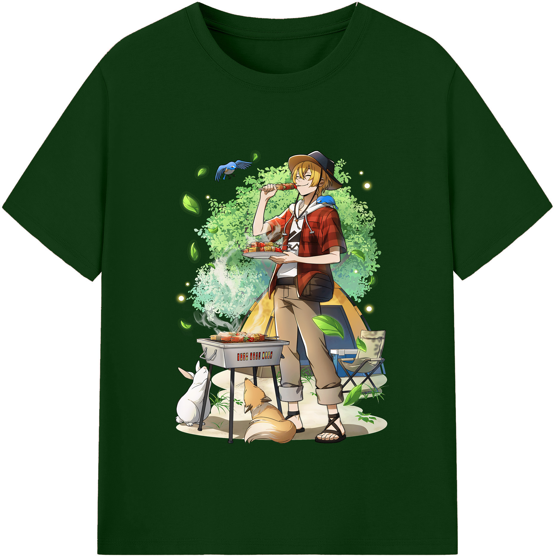 （画像用） 文豪ストレイドッグス Bungo Stray Dogs 綿100％半袖Tシャツ（フロントプリント）